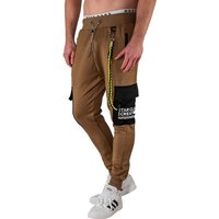 TEXEMP Jogginghose Herren Jogginghose Sporthose Trainingshose Hose Sweatpants Jogger Gym (1-tlg) Moderner Schnitt von TEXEMP