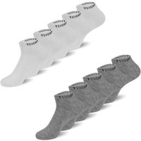 TEXEMP Sneakersocken 10 Paar Sneaker Socken Damen & Herren Baumwolle Freizeit Sport Kurz (Packung, 10-Paar, 10 Paar) Robust & Langlebig von TEXEMP