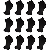 TEXEMP Sneakersocken 12, 24, 36 Paar Sneaker Socken Herren Damen Baumwolle Sport Füßlinge (Packung, 36-Paar) Robust & Langlebig von TEXEMP