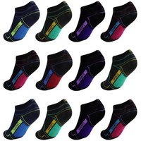 TEXEMP Sneakersocken 6 - 24 Paar Sneaker Socken Damen Baumwolle Freizeit Sport Füßlinge (Packung, 12-Paar) Atmungsaktiv & Hautfreundlich von TEXEMP