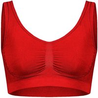 TEXEMP Sport-BH Sport-BH Bustier Fitness Unterwäsche Nahtlos Bra Gym Yoga Top (1-tlg) Atmungsaktiv & Hautsympathisch von TEXEMP