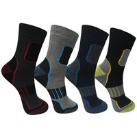 TEXEMP Thermosocken 6 - 24 Paar Thermo Socken Herren Damen Dicke Warme Wintersocken Ski (Packung, 12-Paar) Mit Innenfrottee - Übergrößen von TEXEMP