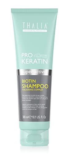 Thalia Pro Keratin Biotin Shampoo 300ml, regeneriert das Haar mit Biotin-Gehalt, macht widerstandsfähiger von THALIA
