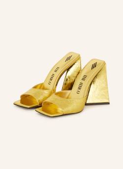 The Attico Mules Devon gold von THE ATTICO