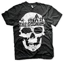 THE GOONIES Offizielles Lizenzprodukt Skull Herren T-Shirt (Schwarz), Large von THE GOONIES