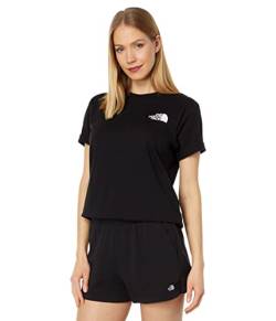 THE NORTH FACE Damen Kurzarm Box NSE T-Shirt (Standard- und Übergröße), TNF Black/TNF White 2, Groß von THE NORTH FACE