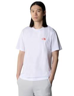 THE NORTH FACE - Herren Biner Grafik 4 T-Shirt - Standard Fit Tee - Rundhalsausschnitt - TNF White, XS von THE NORTH FACE