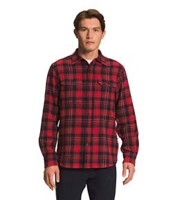 The North Face Herren Arroyo Flanellhemd, Rage Red Medium Icon Plaid 2, Small von THE NORTH FACE