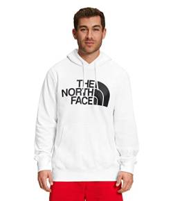 The North Face Herren Half Dome Pullover Hoodie Sweatshirt, TNF White/TNF Black, 3XL von THE NORTH FACE