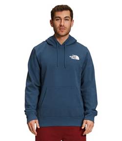 The North Face Men's Box NSE Pullover Hoodie, Shady Blue/TNF Black, Medium von THE NORTH FACE
