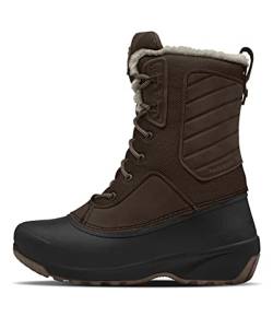 The North Face Shellista IV Mid Isolierter Schneestiefel für Damen, Demitasse Braun/TNF Schwarz, 38 EU von THE NORTH FACE