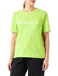 THEJOGGCONCEPT Damen JCSIMONA Logo Tshirt T-Shirt, 130550/Lime Punch, S von THEJOGGCONCEPT