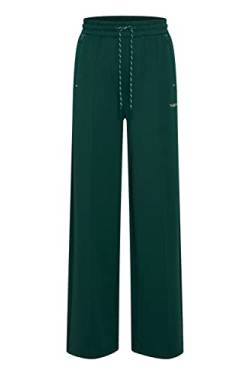 THEJOGGCONCEPT JCSima Damen Hose Sweatshose Sporthose Jogginghose mit Kordeln Regular Fit Wide Leg, Größe:L, Farbe:June Bug (195414) von THEJOGGCONCEPT