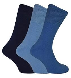 THMO Thermo Socken Bambus für Winter Herren und Damen | Warm Schwarz Thermosocken (37-42, Blau) von THMO