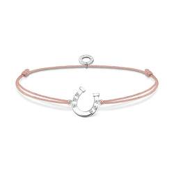 THOMAS SABO Damen Armband Little Secret Hufeisen weiße Steine 925 Sterlingsilber LS124-173-19-L20V von THOMAS SABO