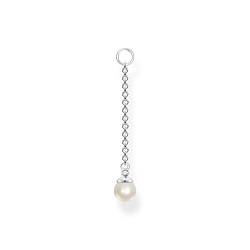 THOMAS SABO Damen Ohrring Anhänger Perle 925 Sterlingsilber von THOMAS SABO