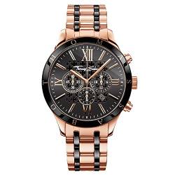 THOMAS SABO Herren Chronograph Quarz Uhr mit Edelstahl Armband WA0187-267-203-43 mm von THOMAS SABO