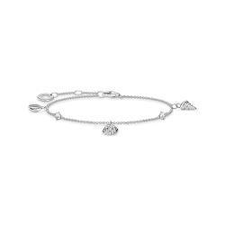 Thomas Sabo Armband Muscheln und weiße Steine 925 Sterlingsilber A2060-051-14 von THOMAS SABO