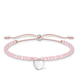 Thomas Sabo Armband rosa Perlen mit Herz 925 Sterling Silber A1985-813-9-L20V von THOMAS SABO