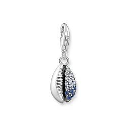 Thomas Sabo Charm-Anhänger Muschel mit blauen Steinen 925 Sterlingsilber 1894-945-7 von THOMAS SABO