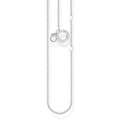 Thomas Sabo Charm Halskette silber, 925 Sterlingsilber, 38-45 cm Länge von THOMAS SABO