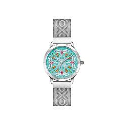 Thomas Sabo Damen Analog Quarz Uhr mit Edelstahl Armband WA0368-201-215-33 mm von THOMAS SABO