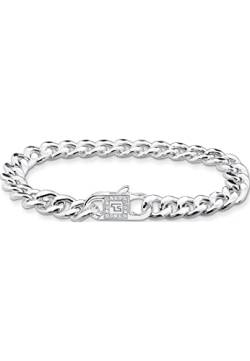 Thomas Sabo Damen Armband Glieder Silber, 925er Sterlingsilber, mit weißen Zirkonia-Steinen, Länge: 18 cm, A2033-051-14-L18 von THOMAS SABO