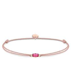 Thomas Sabo Damen Armband Little Secret Pinker Stein Baguette-Schliff 925 Sterling Silber LS0104-597-19-L20v von THOMAS SABO