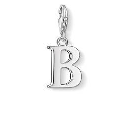 Thomas Sabo Damen Charm-Anhänger B Buchstabe Charm Club 925 Sterling Silber 0176-001-12 von THOMAS SABO