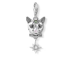 Thomas Sabo Damen Charm-Anhänger Katze 925 Sterling Silber 1820-845-7 von THOMAS SABO