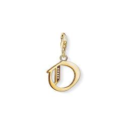 Thomas Sabo Damen-Charm-Anhänger N Buchstabe Gold Charm Club 925 Sterling Silber 1620-414-39 von THOMAS SABO