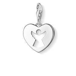 Thomas Sabo Damen Charm-Anhänger Schutzengel Herz Charm Club 925 Sterling Silber 0869-001-12 von THOMAS SABO