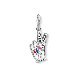 Thomas Sabo Damen Charm-Anhänger Stay True Charm Club 925 Sterling Silber 1752-007-7 von THOMAS SABO