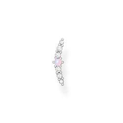 Thomas Sabo Damen Einzel Ohrstecker opalfarbener Stein Rosa schimmernd 925 Sterlingsilber H2182-166-7 von THOMAS SABO