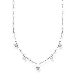 Thomas Sabo Damen Halskette Sterne silber, 925 Sterlingsilber, 40-45 cm Länge von THOMAS SABO