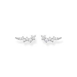 Thomas Sabo Damen Ohrringe Ear Climber Weiße Steine 925 Sterling Silber H2157-051-14 von THOMAS SABO