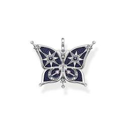 Thomas Sabo Sabo Anhänger Schmetterling Stern und Mond aus 925 Sterlingsilber, Maße: 2,4cm x 3cm, PE929-945-7 von THOMAS SABO