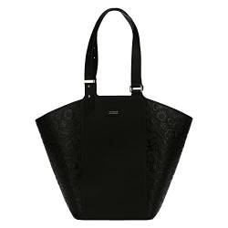 THUN, Schwarze Einkaufstasche in Segelform, Linie Prestige, 43,5 x 32,5 x 14,5 cm von THUN