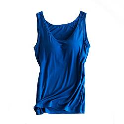 Damen Modal BH Gepolstert Camisole Yoga Tank Tops - - 40/42 DE/XXL von THUNDERSTAR