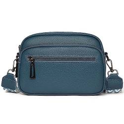 TIAASTAP Damen Handy Umhängetasche Echtes Leder Crossbody Bag Damen Handytasche zum Umhängen, Umhängetasche Damen Klein Moderne Taschen mit Breitem Schultergurt u 3 fächern von TIAASTAP