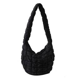 TIAASTAP Gesteppte Umhängetasche für Damen Puffer Bag Gesteppte Tasche Leicht Puffy Tote Bag Faltbare Gesteppte Schultertasche von TIAASTAP