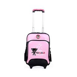 TIANHEY Robuster Universal-Trolley, Reisetasche, Trolley, Schultasche, Jungen-/Mädchen-Rucksack, abnehmbar, reduziert die Belastung, Trolley-Koffer, süßer Rucksack mit großer Kapazität, 2 Räder von TIANHEY
