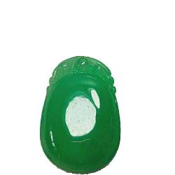 TIANHEY Ruyi-Wunschanhänger aus reiner natürlicher grüner Jade, rund, für Damen, Accessoires, Kunsthandwerk, Geschenke von TIANHEY