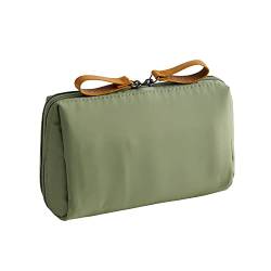 1 stück grüne Aufbewahrungstasche, Modetrend-Lippenstift-Tasche, tragbare Mini-Reisekupplung, leichte und kleine Aufbewahrungstasche aus Nylon, grüne Reisehandtasche aus Nylon von TIANNAIT