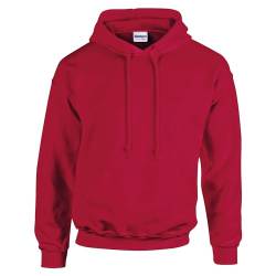 TICTEX Hoodie Herren by Gildan | Kapuzenpullover S - 5XL in vielen Farben | Heavy Blend Komfortable Passform Langlebig und Stilvoll | Ideal für den Alltag und Sport | Garnet, 3XL von TICTEX