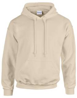 TICTEX Hoodie Herren by Gildan | Kapuzenpullover S - 5XL in vielen Farben | Heavy Blend Komfortable Passform Langlebig und Stilvoll | Ideal für den Alltag und Sport | Sand, 5XL von TICTEX