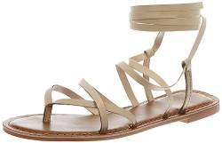 TILDEN Damen Flat Sandal, Cremefarben, 36 EU von TILDEN