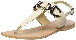 TILDEN Damen Flat Sandal, Cremefarben, 36 EU von TILDEN