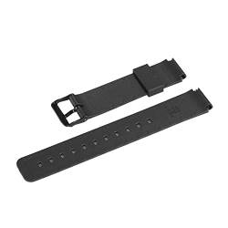 TILEZE Modisches Uhrenzubehör &Teile Smartwatch-Armband MQ-24/58/104/71/MW-59 Uhrenarmband aus Kunstharz (Color : Mentallic buckle, Size : 16mm) von TILEZE