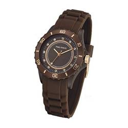 TIME FORCE Damen Analog Quarz Uhr mit Gummi Armband TF4024L15 von TIME FORCE
